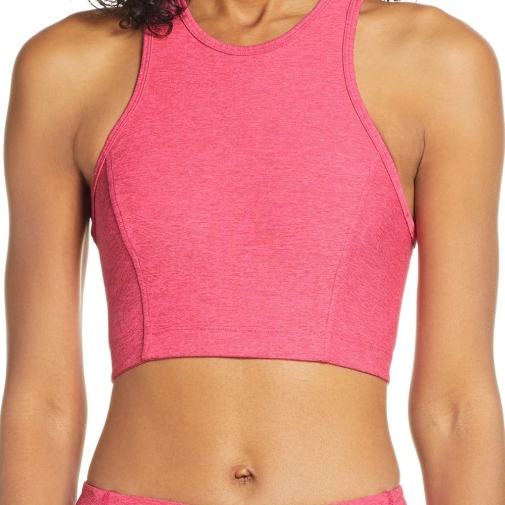 Outdoor Voices Flamingo Crop Top